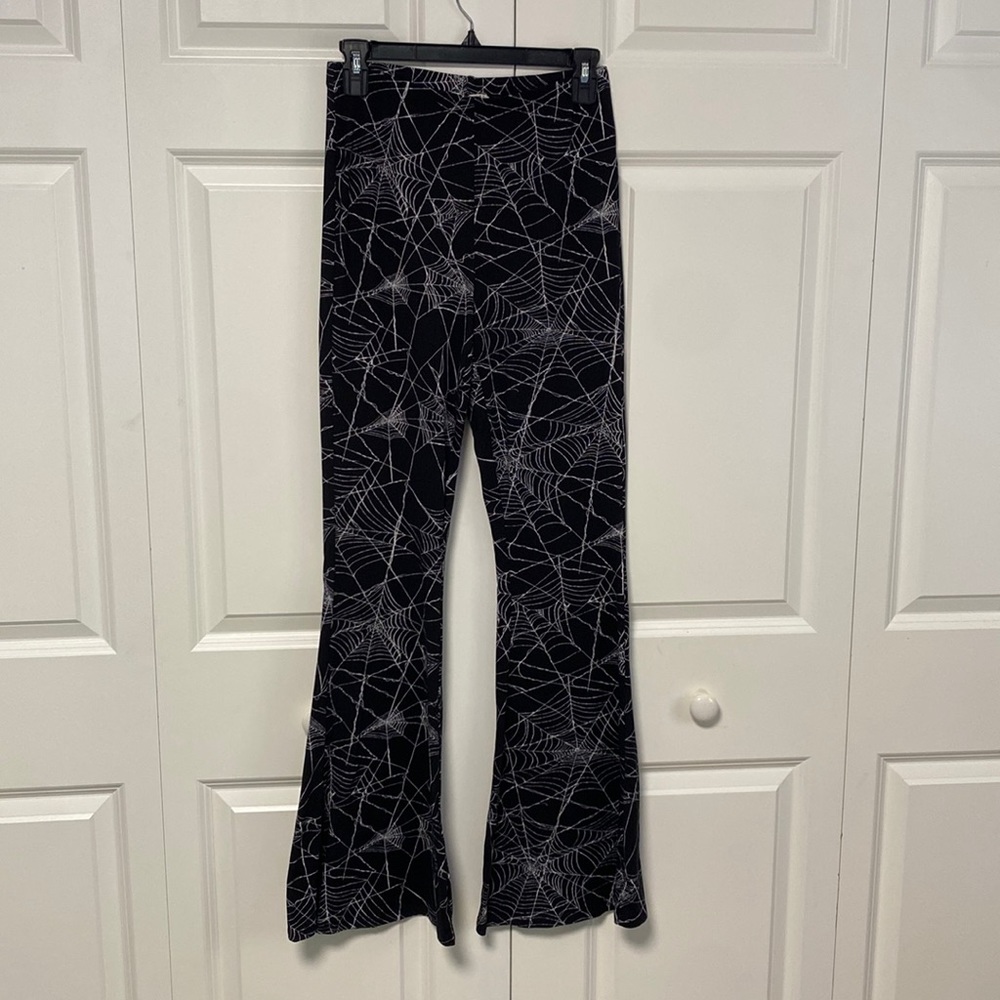 Flared Goth Leggings